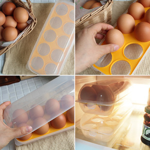 달걀 보관케이스(일본 완제품, 쌓아보관가능,다용도 보관케이스)